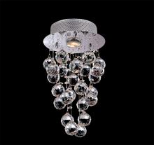 Bethel International LX20 - Flush Mount Metal & Crystal