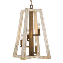 Golden 0810-4P BC - Pilar 4-Light Pendant in Burnished Chestnut