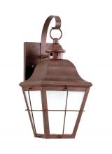 Generation Lighting 8462DEN3-44 - Chatham traditional 1-light LED medium outdoor exterior dark sky compliant wall lantern sconce in we