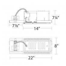 WAC Canada MT-316HS - Low Voltage Multiple Three Light Housing