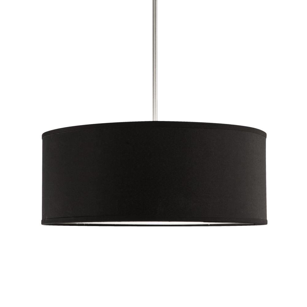 Gregory 20-in Black 3 Lights Pendant