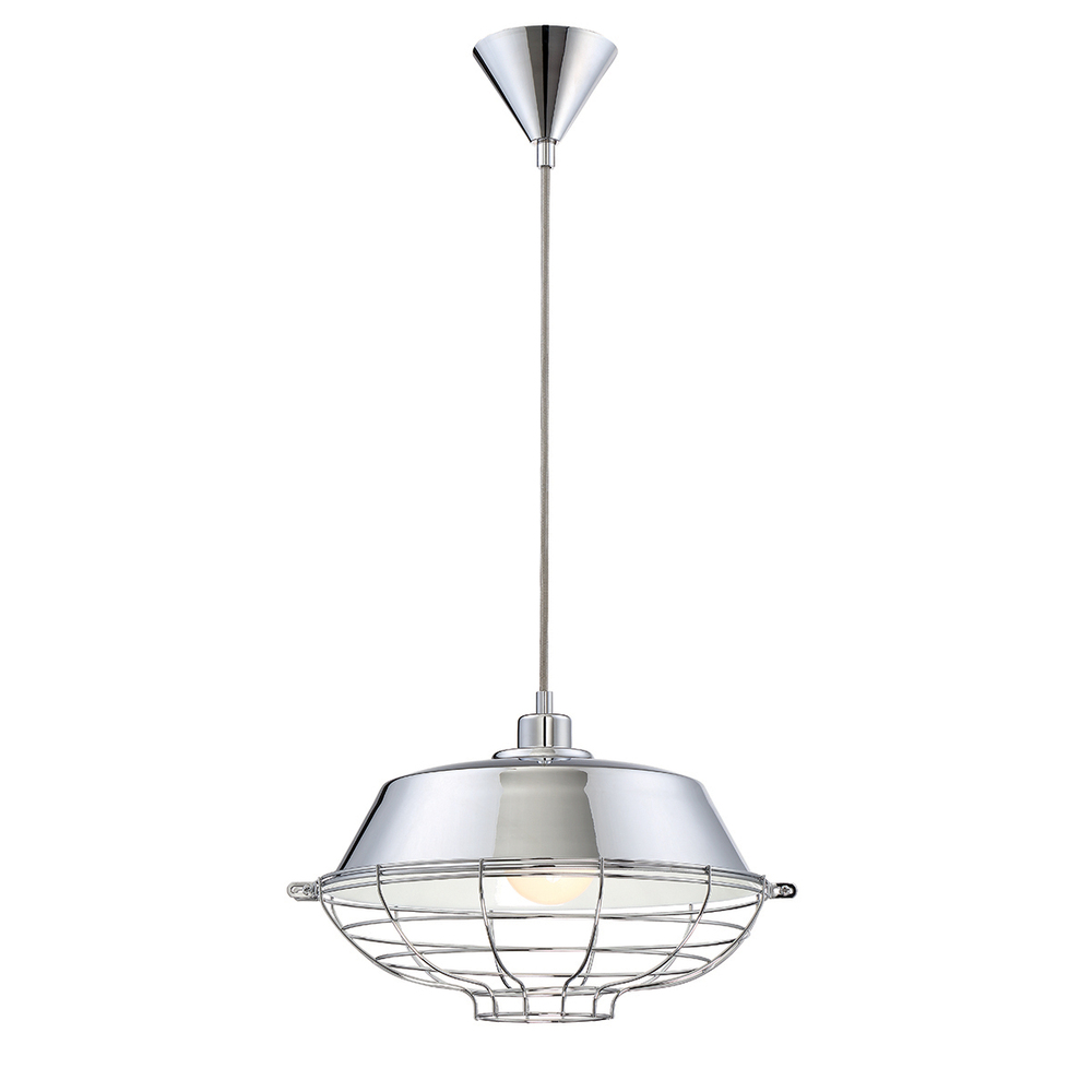 LONDON,1LT PENDANT,CHROME