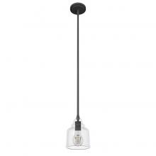 Hunter 19656 - Hunter Dunshire Noble Bronze with Clear Glass 1 Light Pendant Ceiling Light Fixture