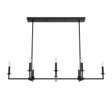 Hunter 19630 - Hunter Bearden Natural Iron 8 Light Chandelier Ceiling Light Fixture