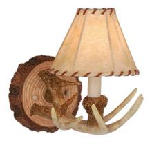 Vaxcel International WL33041NS - Lodge 1L Antler Wall Light Noachian Stone