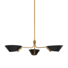 Troy F8143-PBR/SBK - Sacramento Chandelier