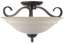 Revolution Lighting 6709VBT - Three Light Semi Flush