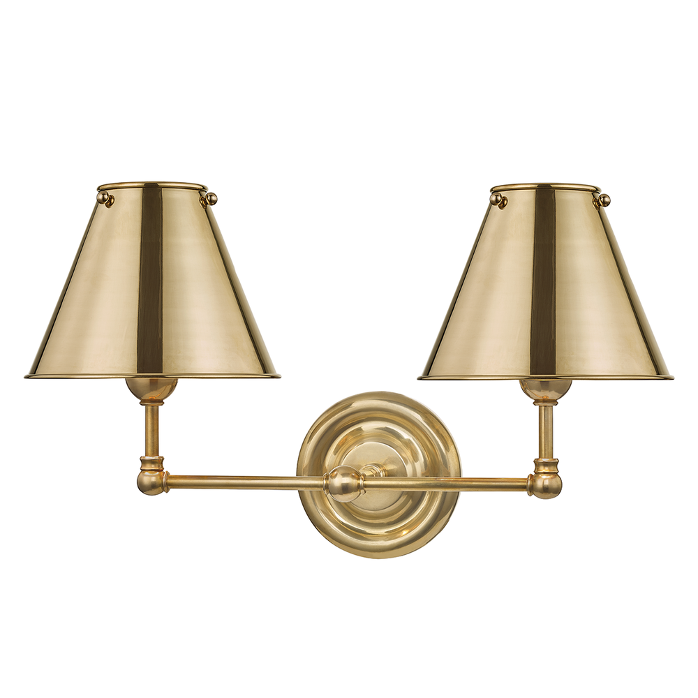 2 LIGHT WALL SCONCE