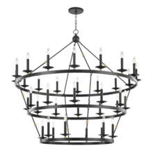 Hudson Valley 3258-AOB - 36 LIGHT CHANDELIER