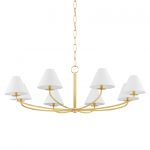 Hudson Valley BKO902-AGB - 8 LIGHT CHANDELIER