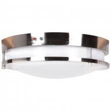 Access 20466LEDEM-BS/ACR - Dual Voltage Emergency Backup LED Flush Mount