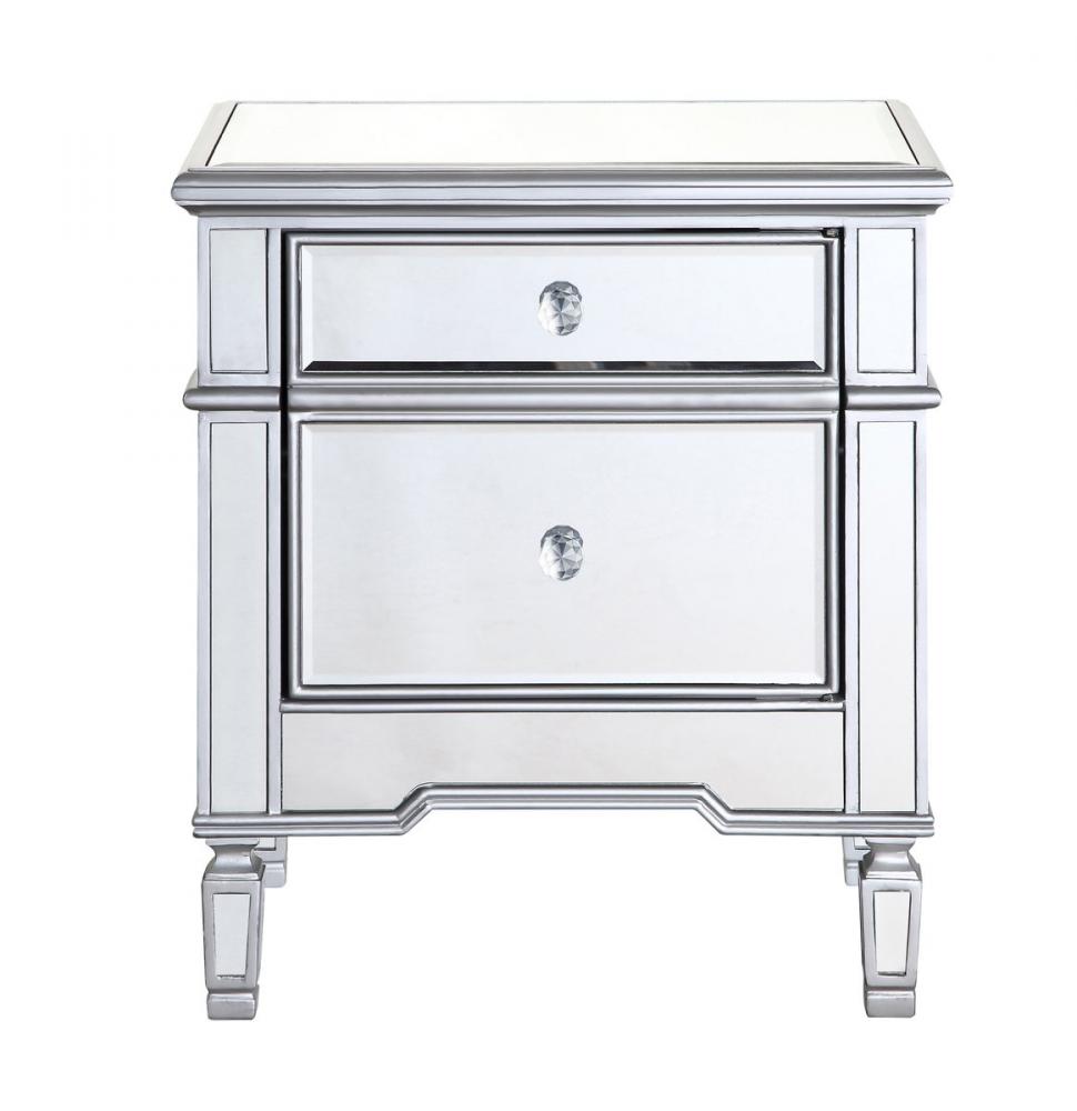 1 Door Cabinet 24 in. x 16 in. x 27 in. in silver paint