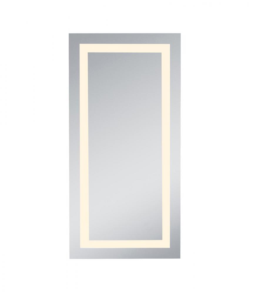 LED Hardwired Mirror Rectangle W20H40 Dimmable 3000K