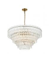 Elegant 1780D31SG - Emilia 31 Inch Pendant Light in Satin Gold