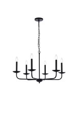 Elegant LD812D30BK - Cohen 30 inch pendant in black