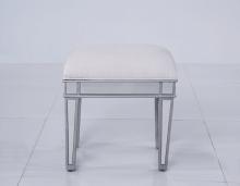 Elegant MF6-1007S - Chair 18 in. x 14 in. x 18 in. in silver paint