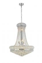 Elegant V1800D28C/RC - Primo 14 Light Chrome Chandelier Clear Royal Cut Crystal