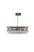 Elegant V2032D28BK/RC - Maxime 28 Inch Black Chandelier