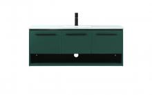 Elegant VF43548MGN - 48 inch Single bathroom vanity in green