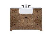 Elegant VF60248DW - 48 inch Single bathroom vanity in driftwood