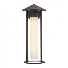 Alora Lighting EW526318BZGO - Tenko 18-in Bronze/Glossy Opal Glass 1 Light Exterior Wall