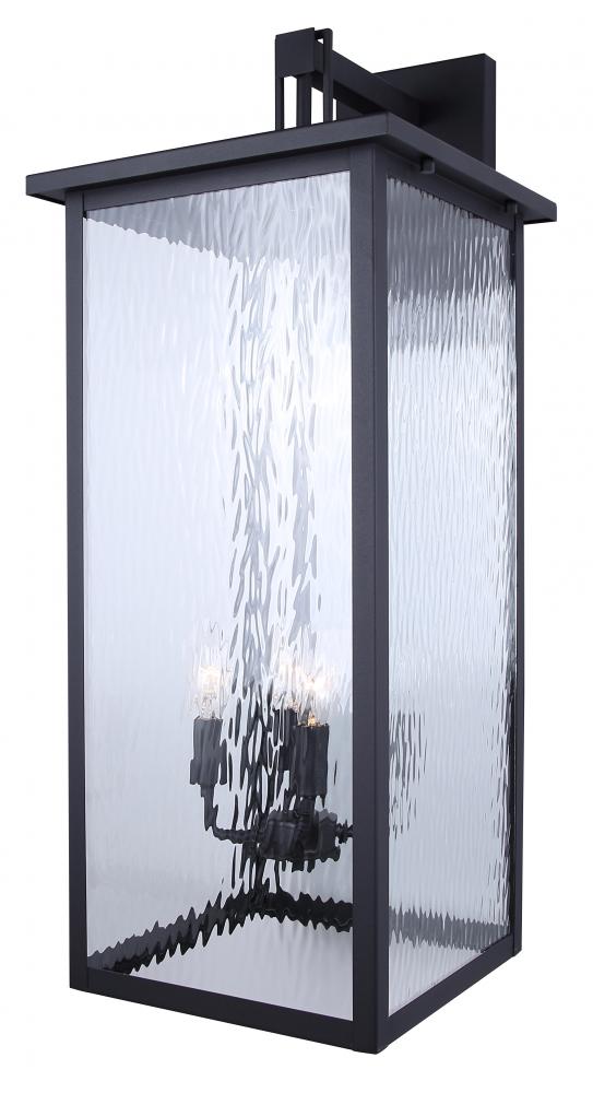 Shana Black Outdoor Wall Lantern