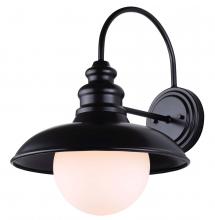 Canarm IOL598BK - BRYANT, IOL598BK, MBK Color, 1 Lt Outdoor Down Light, Flat Opal Glass, 1 x 60W Type A