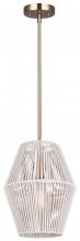 Canarm IPL1120A01GD - WILLOW, IPL1120A01GD, 1 Lt Rod Pendant, 60W Type A, 8.5" W x 19.5 - 61.5" H