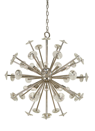 20-Light Satin Pewter Apogee Foyer Chandelier