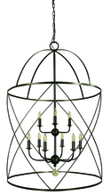 Framburg 4419 MB/AB - 6-Light Mahogany Bronze/Antique Brass Nantucket Chandelier