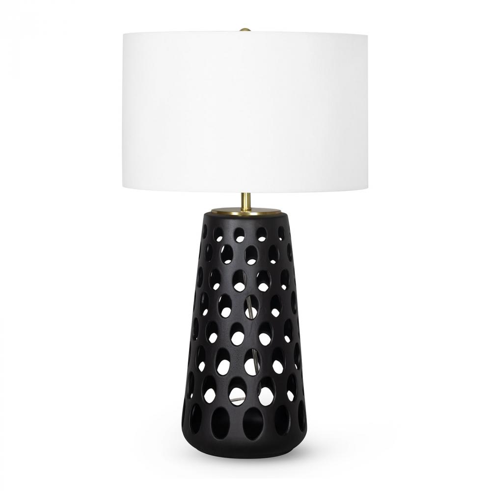 Regina Andrew Kelvin Ceramic Table Lamp (Black)