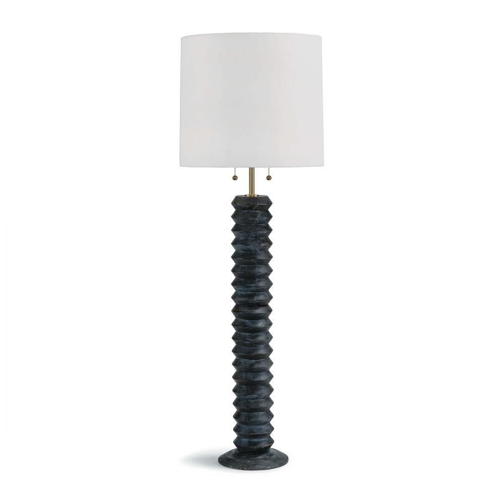 Regina Andrew Accordion Floor Lamp (Ebony)