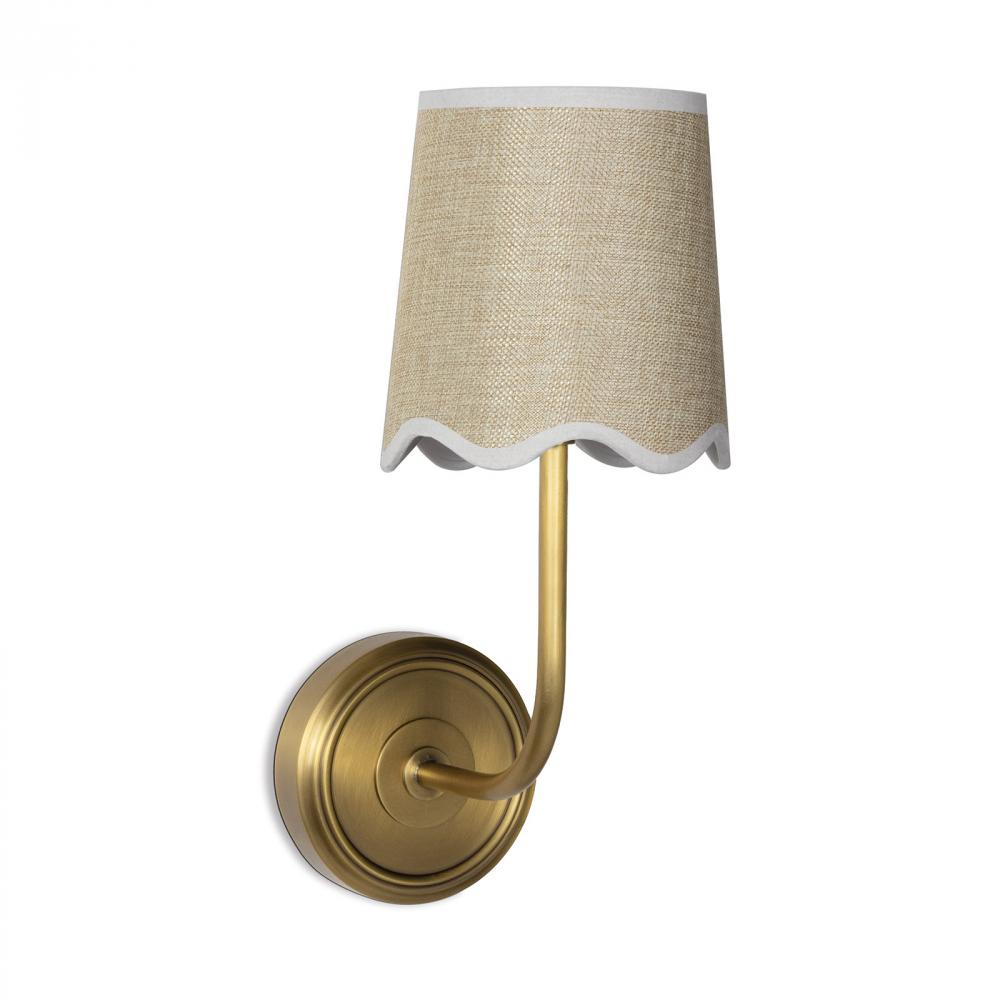 Regina Andrew Ariel Sconce (Natural Brass)