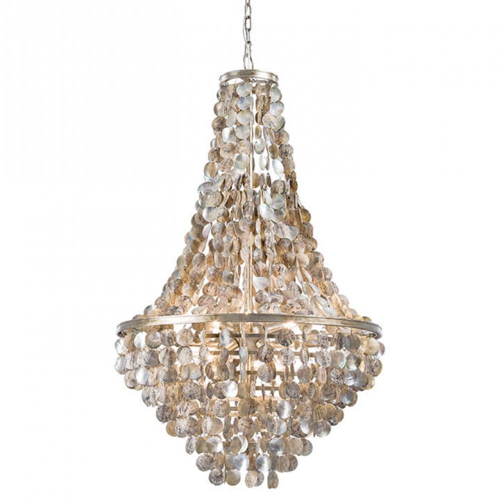 Regina Andrew Capri Abalone Shell Chandelier