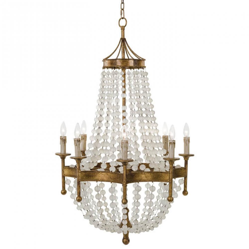 Regina Andrew Frosted Crystal Bead Chandelier