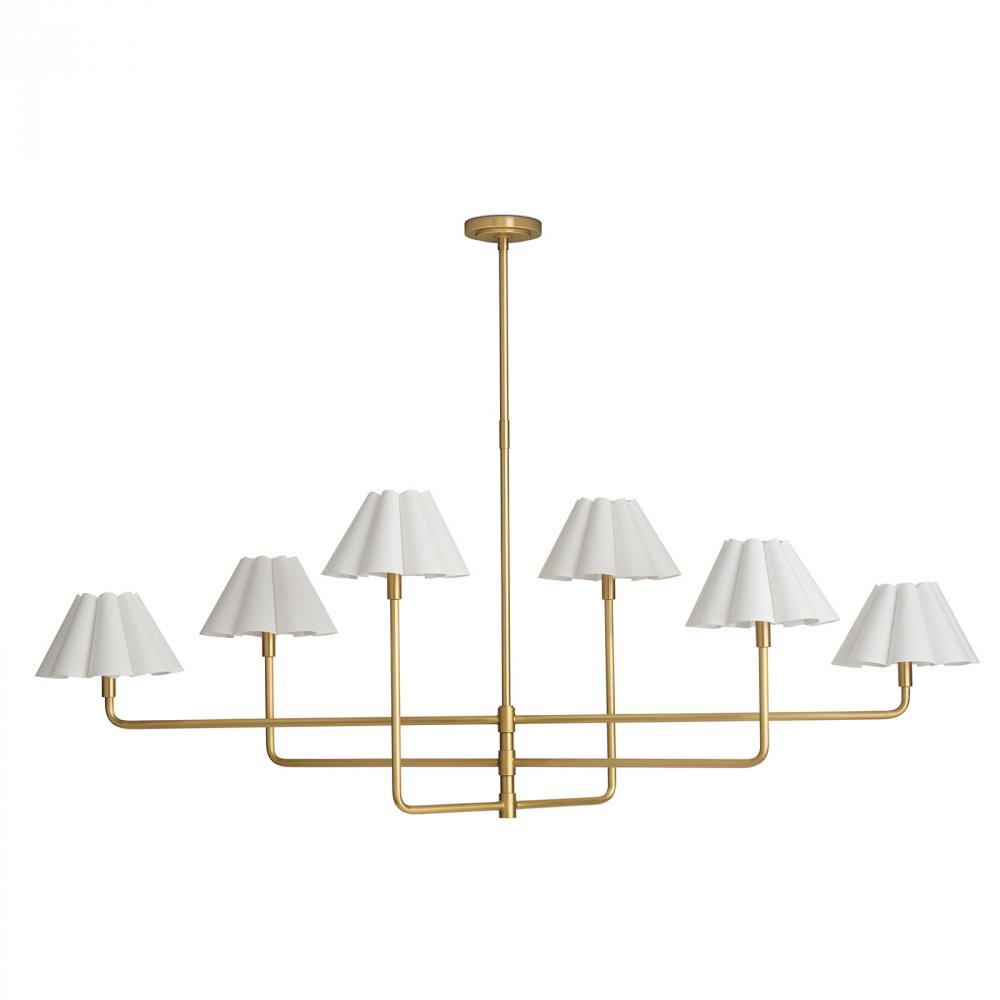 Regina Andrew Polly Metal Chandelier (Natural Br