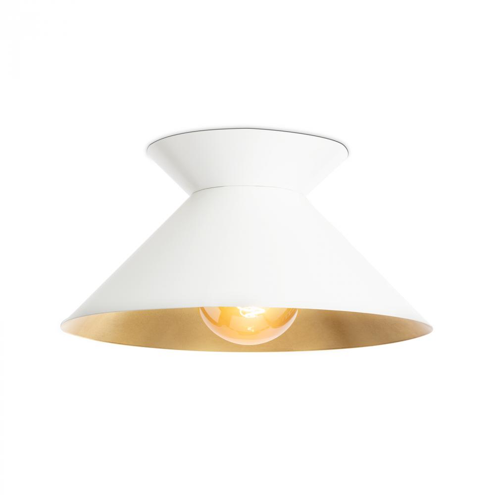 Regina Andrew Viggo Flush Mount (White and Gold)