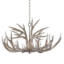 Regina Andrew 16-1064 - Regina Andrew Antler Chandelier (Ambered Silver