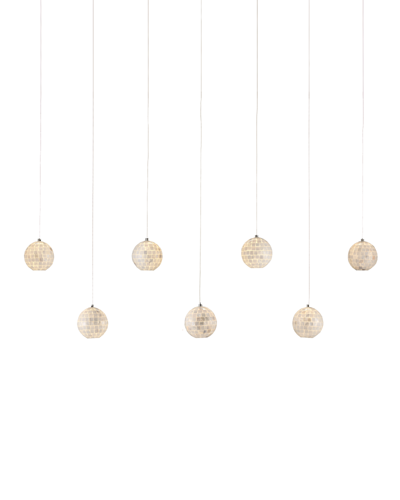 Finhorn 7-Light Linear Multi-Drop Pendant