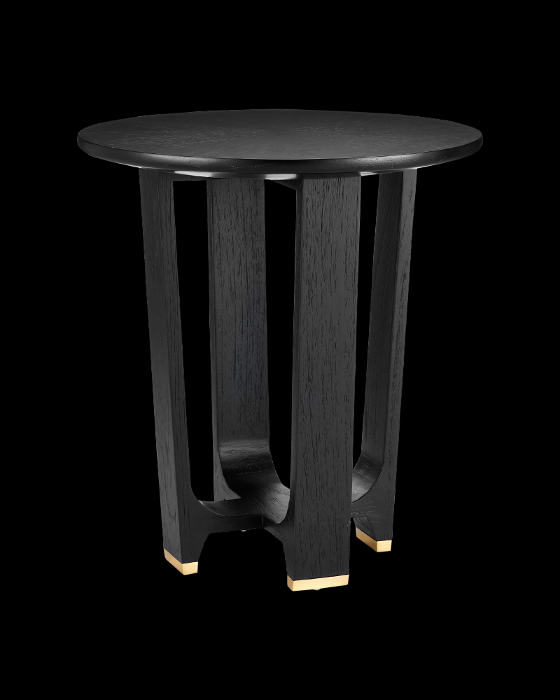 Blake Black Accent Table