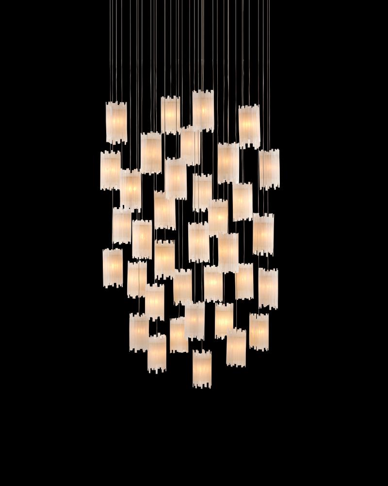 Escenia 36-Light Round Multi-Drop Pendant