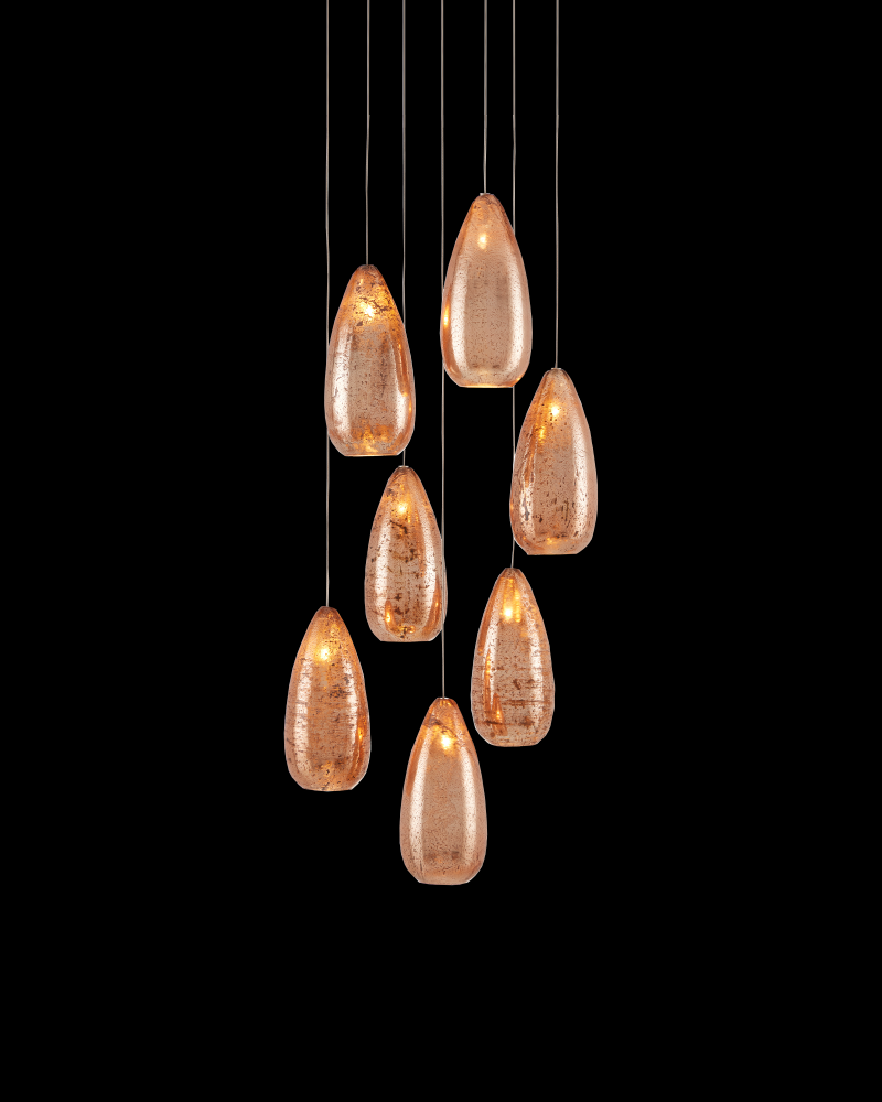 Rame 7-Light Round Multi-Drop Pendant