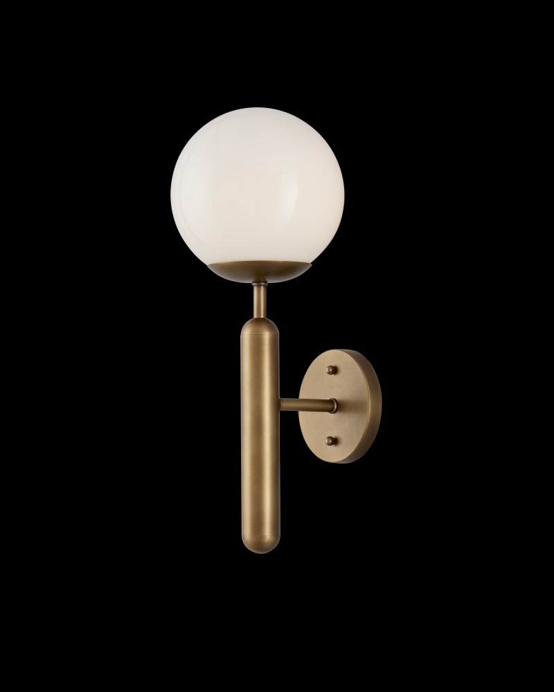 Barbican Single-Light Brass Wall Sconce