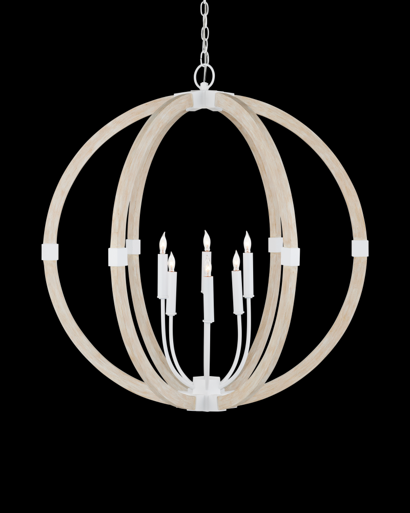 Bastian Sandstone Orb Chandelier