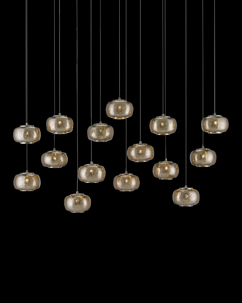 Pepper 15-Light Linear Multi-Drop Pendant