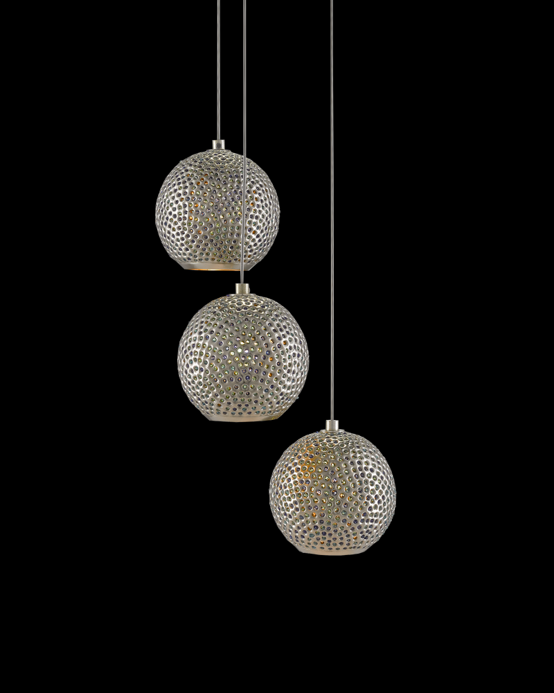 Giro 3-Light Round Multi-Drop Pendant