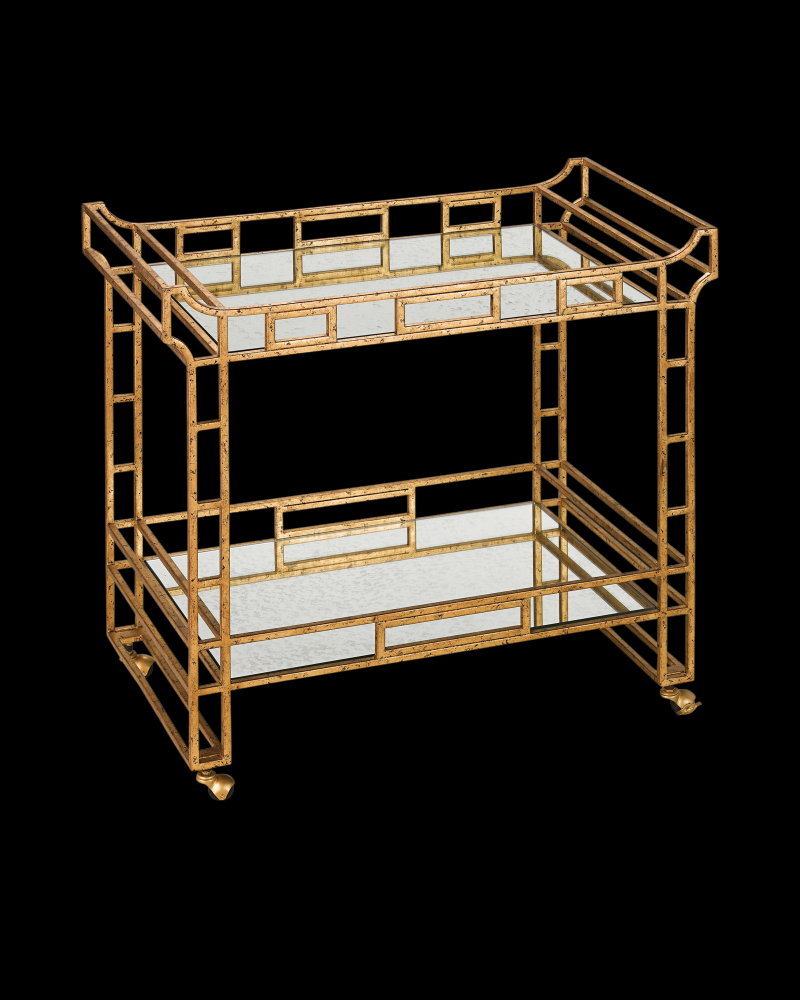 Odeon Gold Bar Cart