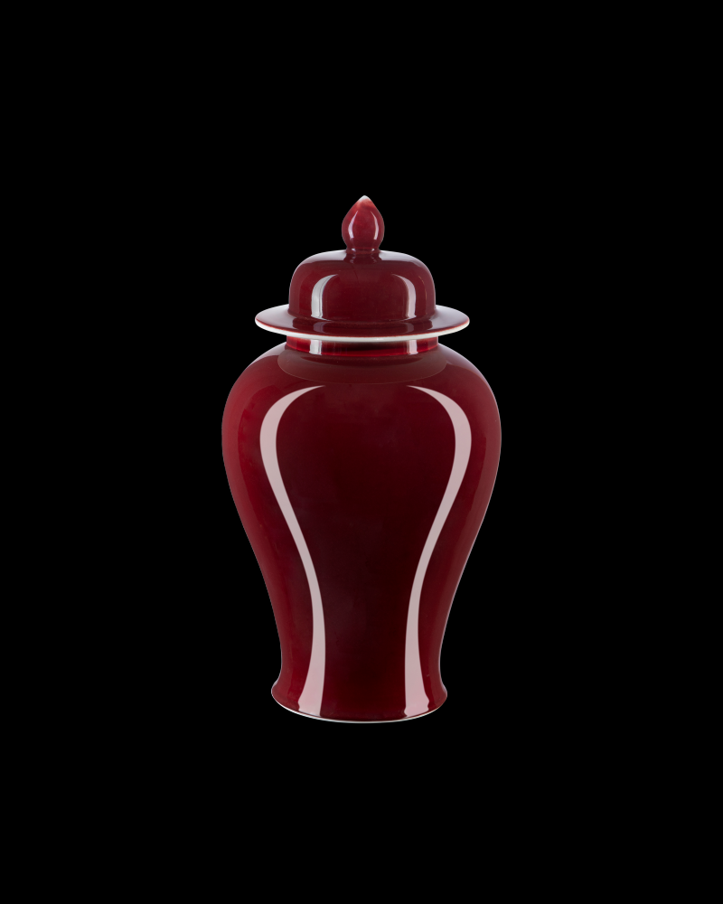 Oxblood Medium Temple Jar