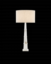 Currey 6000-0595 - Alabastro White Table Lamp