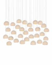 Currey 9000-1182 - Virtu 30-Light Linear Multi-Drop Pendant